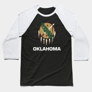 Oklahoma State Flag Baseball T-Shirt